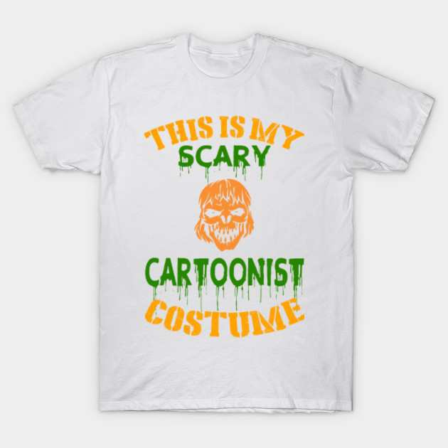 This Is My Scary Cartoonist Costume T-Shirt-TOZ